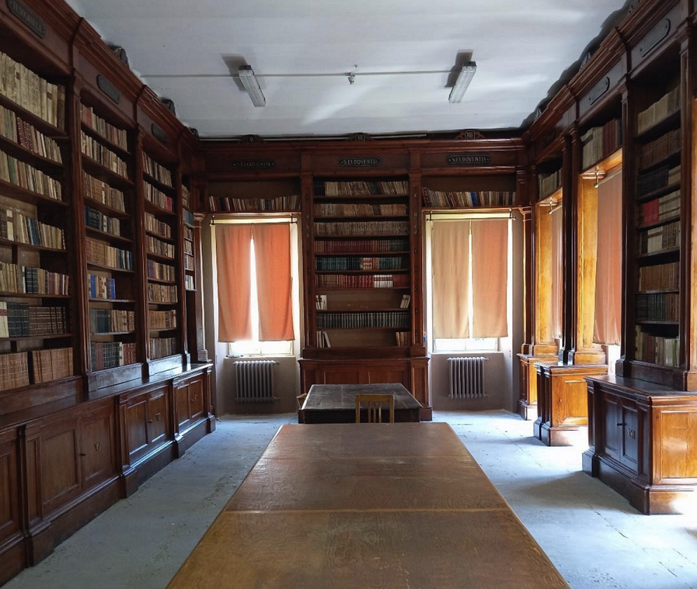 Pontificio Collegio Leoniano: la libreria dopo il restauro