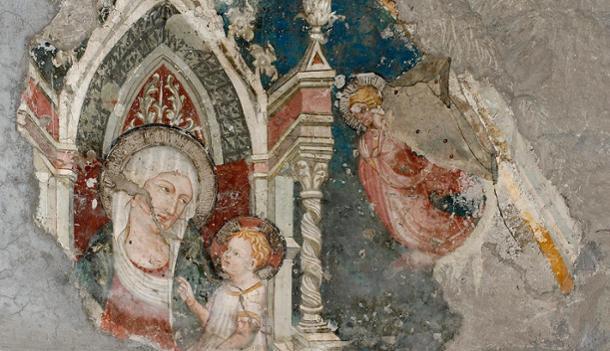 Cattedrale di S. Lorenzo - Madonna con Bambino del XIII secolo