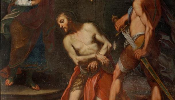 Cattedrale di S. Lorenzo - Cesare Perini d'Amelia detto Gidio, La decollazione del Battista