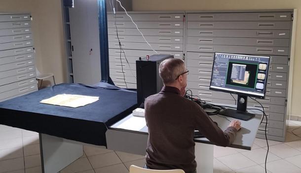 La digitalizzazione delle pergamene
