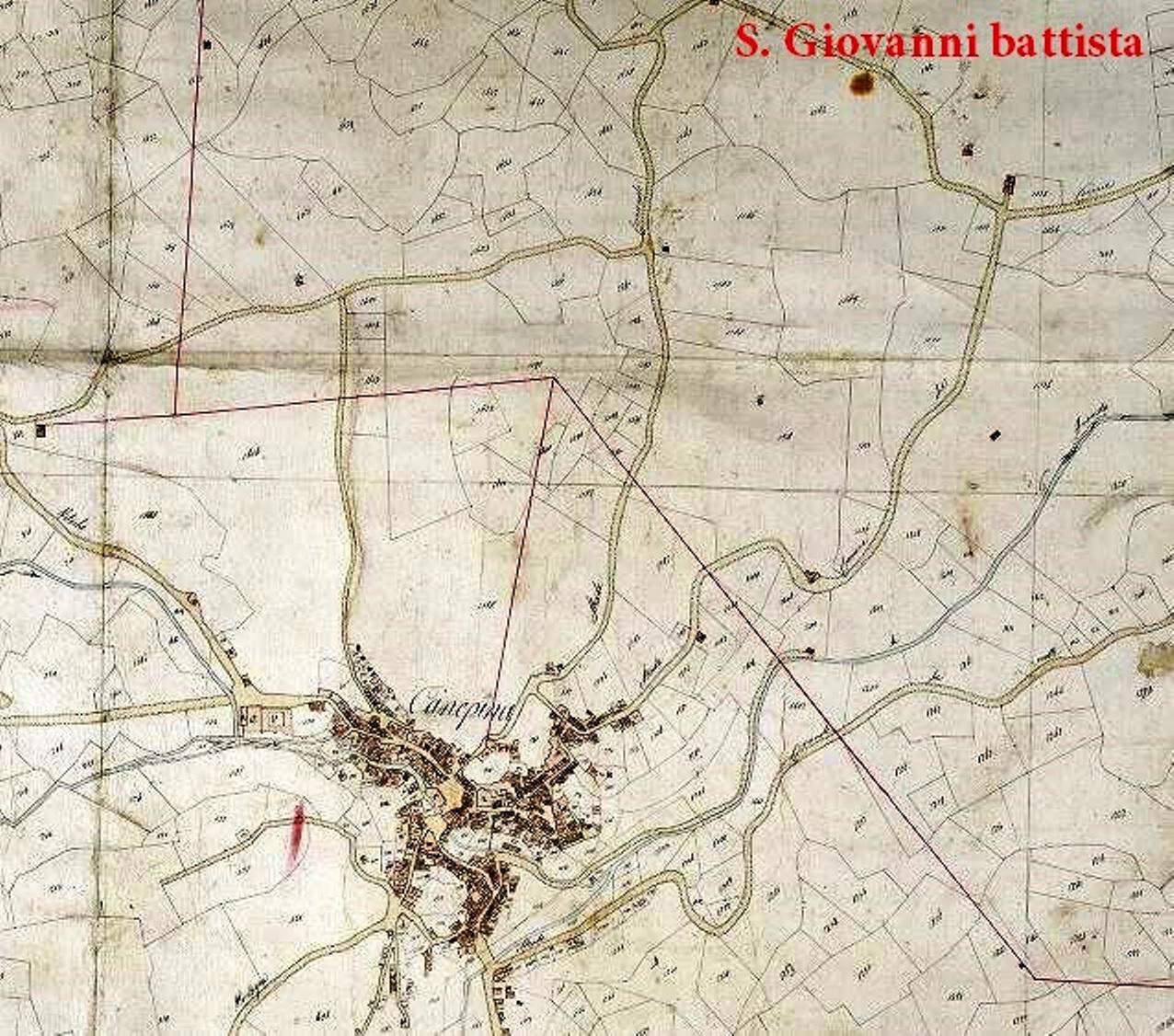 Chiesa di San Giovanni Battista in Carniente, o in Campis (Scomparsa)